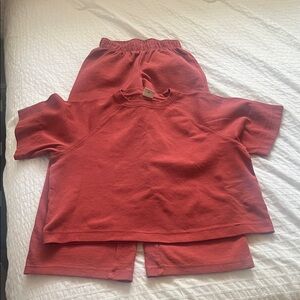Zara Kids Matching Set in Red